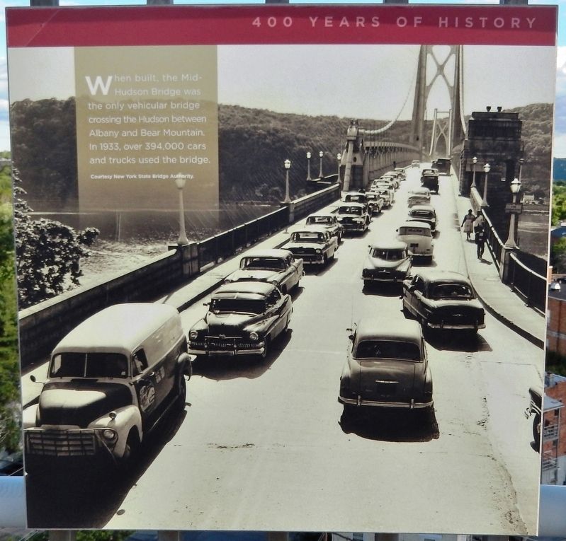 Mid-Hudson Bridge Marker. Click for full size. Mid-Hudson Bridge Marker image. Click for full size.