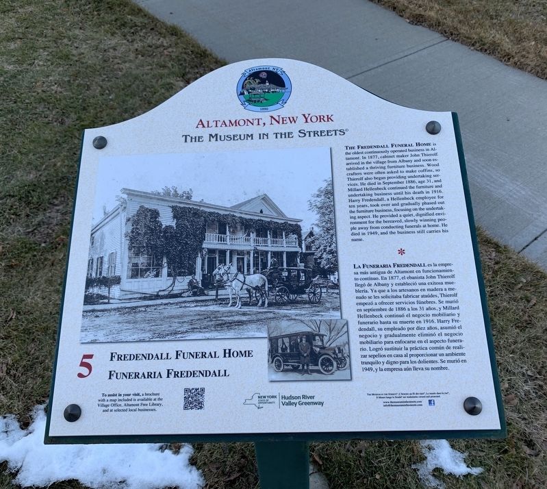 Altamont, New York Marker image. Click for full size.
