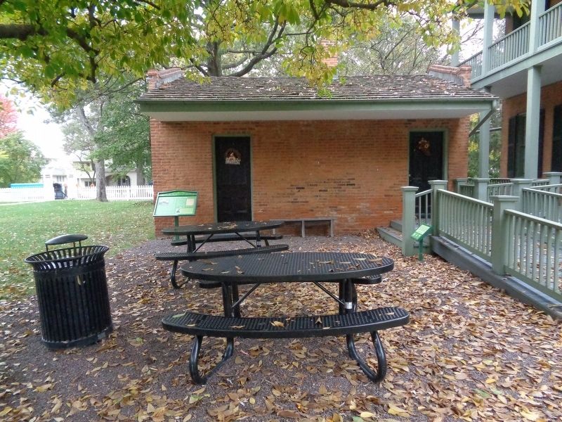 Outdoor Kitchen & Hired Man's Room Marker. Click for full size. Outdoor Kitchen & Hired Man's Room Marker image. Click for full size.