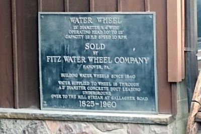 Water Wheel Marker. Click for full size. Water Wheel Marker image. Click for full size.