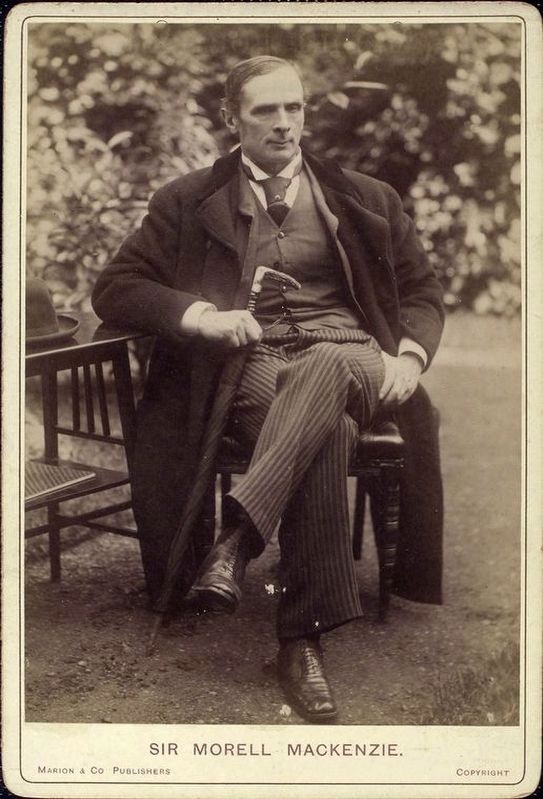 Sir Morell MacKenzie image. Click for full size.