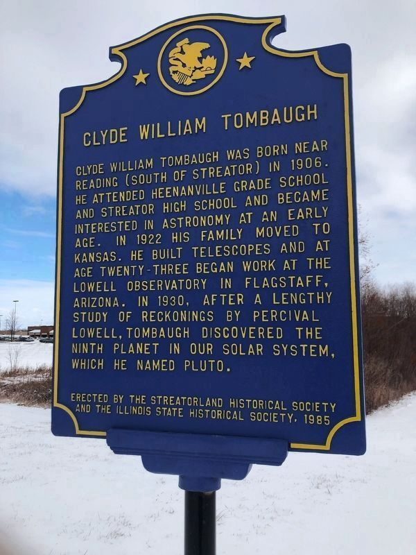 Clyde William Tombaugh Marker image. Click for full size.