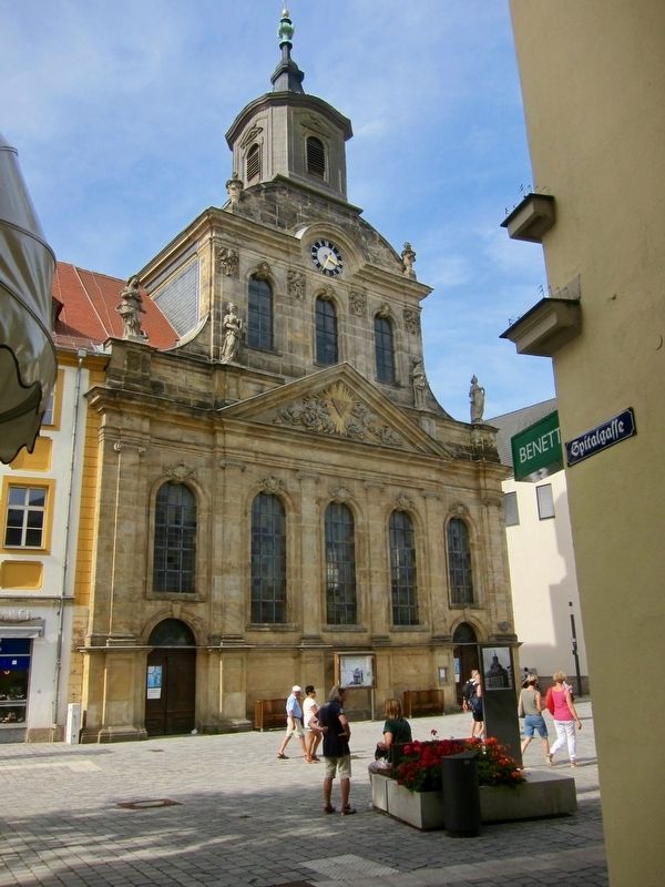 Spitalkirche / "Spital" Church and Marker image. Click for full size.
