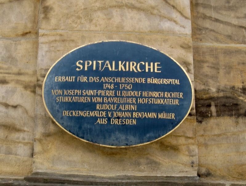 Spitalkirche / "Spital" Church - additional marker image. Click for full size.