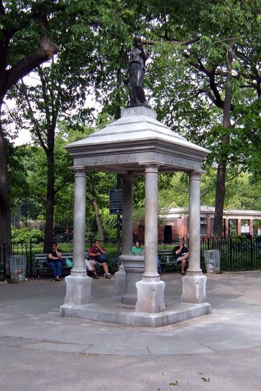 Temperance Memorial Fountain. Click for full size. Temperance Memorial Fountain image. Click for full size.