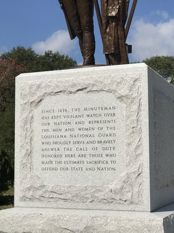 Louisiana National Guard Memorial. Click for full size. Louisiana National Guard Memorial image. Click for full size.