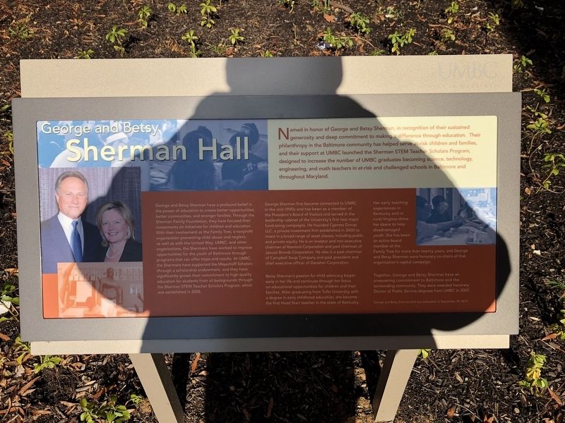 George and Betsy Sherman Hall Marker image. Click for full size.