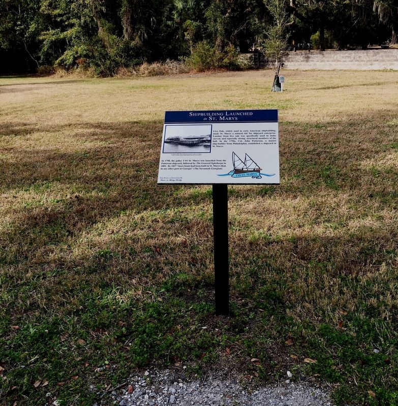 Shipbuilding Launched in St. Marys Marker image. Click for full size.
