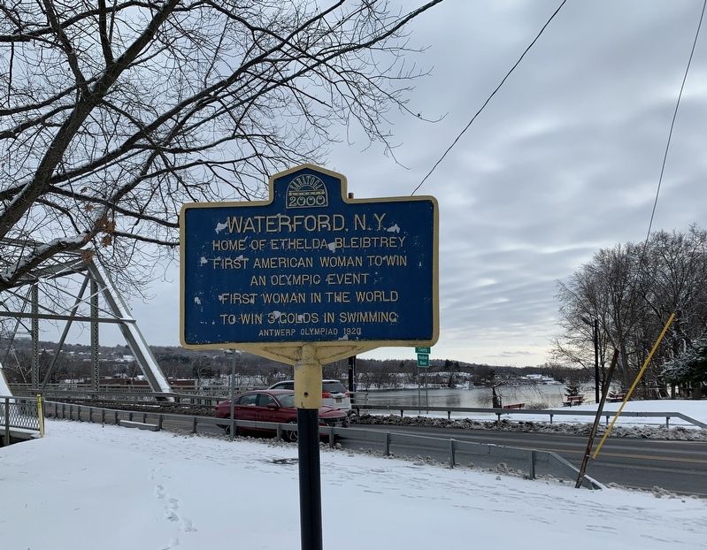 Waterford N.Y. Marker image. Click for full size.