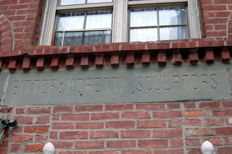"Bitter & Moretti Sculptors". Click for full size. "Bitter & Moretti Sculptors" image. Click for full size.