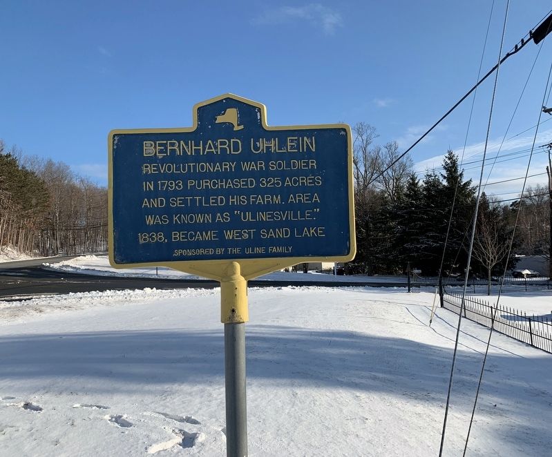 Bernard Uhlein Marker. Click for full size. Bernard Uhlein Marker image. Click for full size.