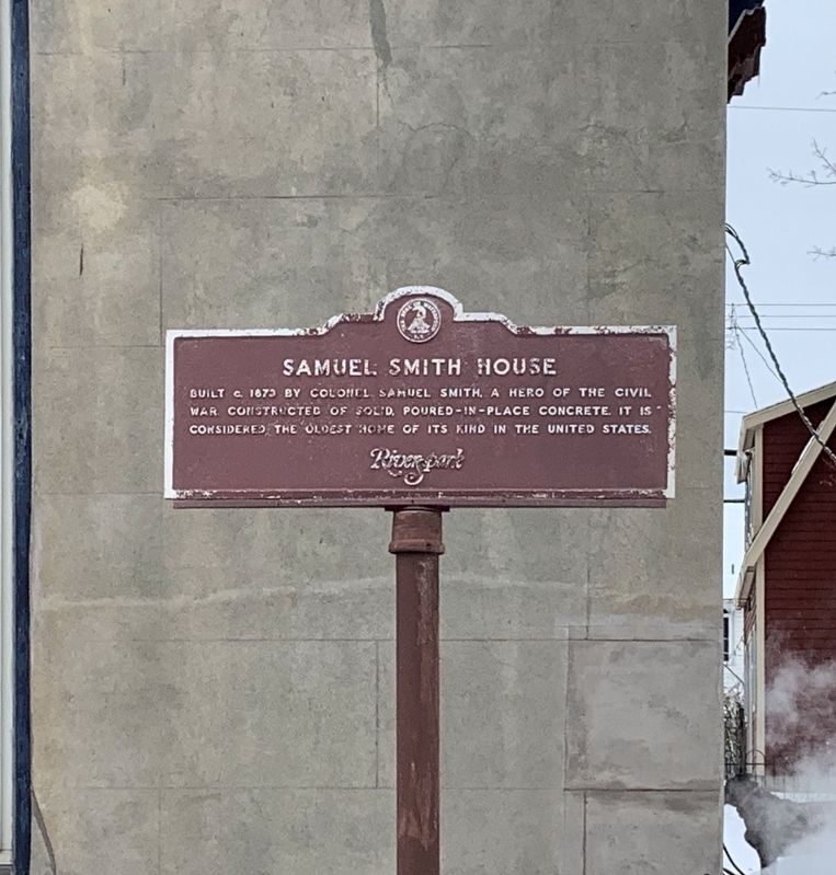 Samuel Smith House Marker image. Click for full size.