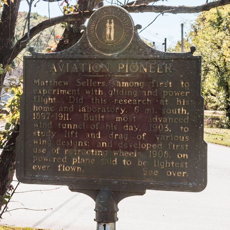 Aviation Pioneer side of marker image. Click for full size.