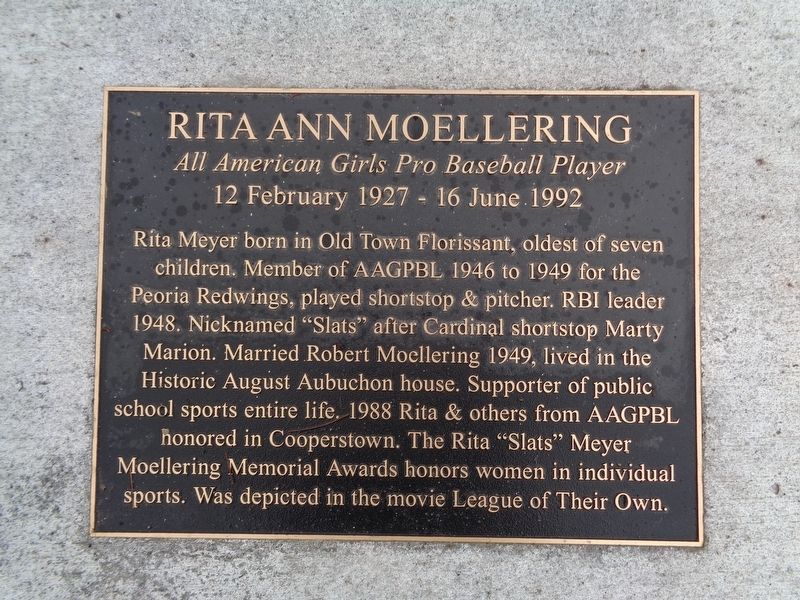 Rita Ann Moellering Marker image. Click for full size.