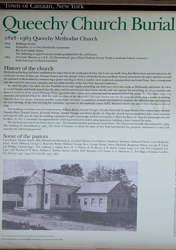 Queechy Church Burial Ground Marker image. Click for full size.