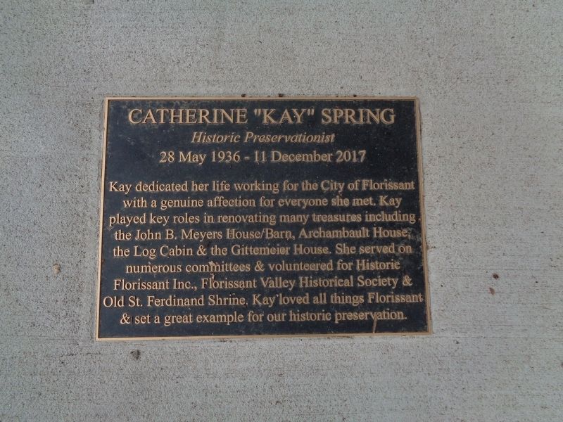 Catherine "Kay" Spring Marker image. Click for full size.