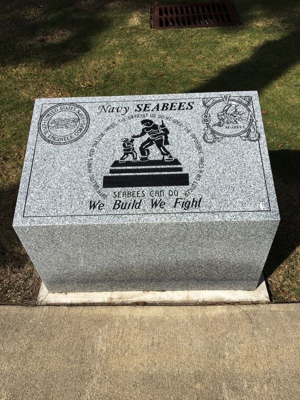 Navy Seabees Marker image. Click for full size.