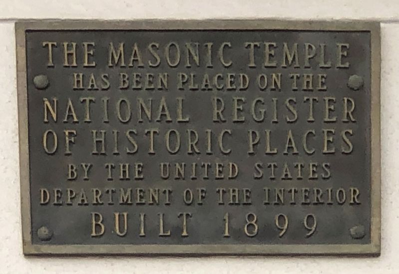Masonic Temple Aberdeen, South Dakota Marker image. Click for full size.