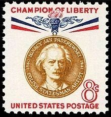 Ignacy Jan Paderewski image. Click for full size.