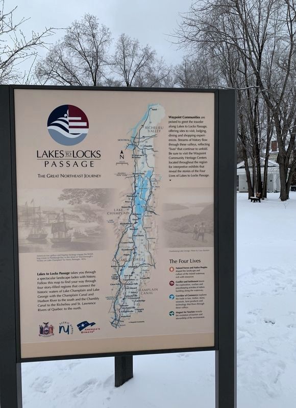 Lakes to Locks Passage Marker image. Click for full size.