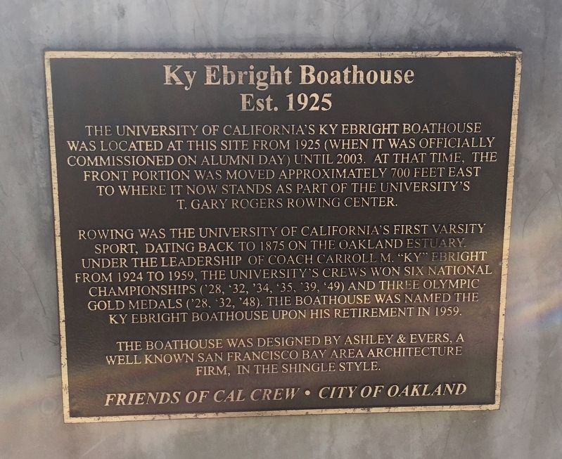 Ky Eybright Boathouse Marker image. Click for full size.