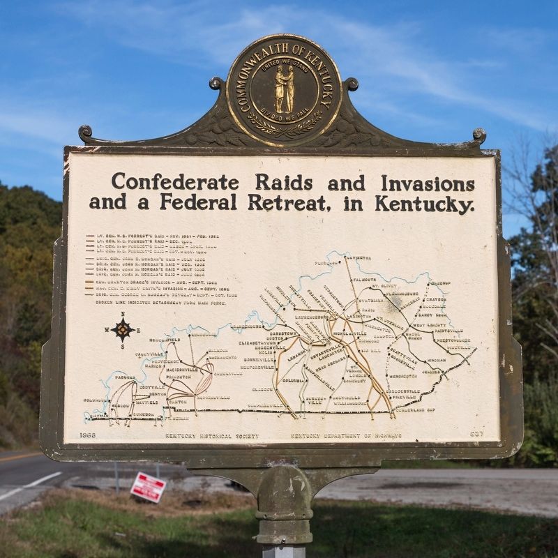 A Masterful Retreat Marker, map side image. Click for full size.