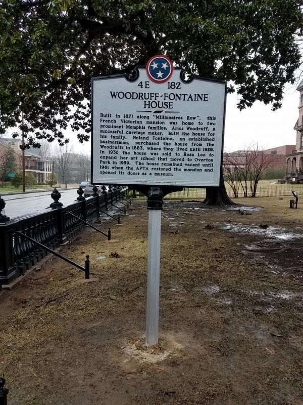 Woodruff - Fontaine House Marker image. Click for full size.
