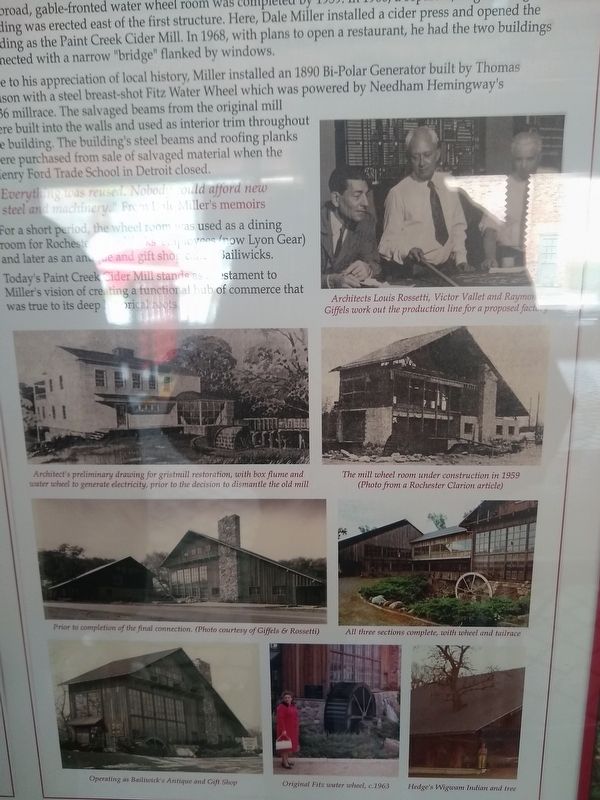 The Paint Creek Cider Mill Marker - right images image. Click for full size.