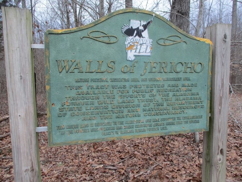 Walls of Jericho Marker image. Click for full size.