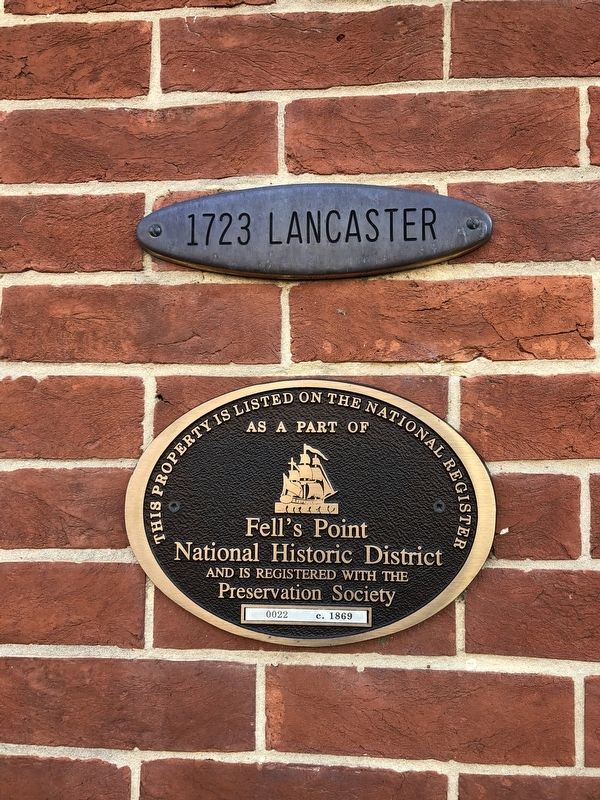1723 Lancaster Street Marker image. Click for full size.