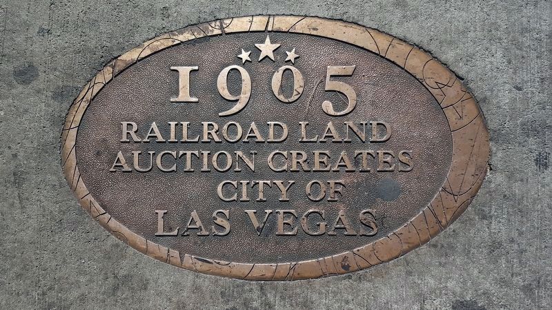 Birth of Downtown Las Vegas Marker image. Click for full size.