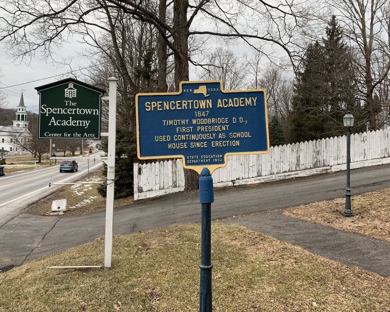 Spencertown Academy Marker image. Click for full size.