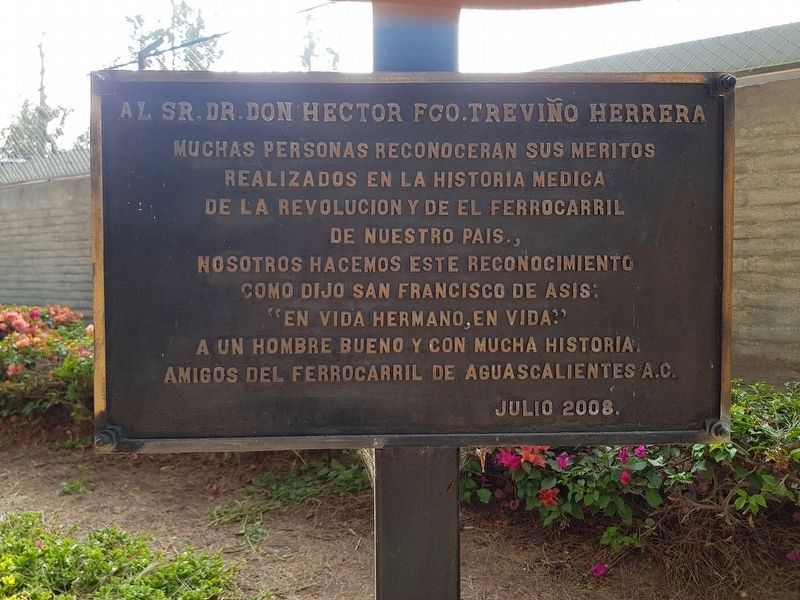An additional tribute to Dr. Hector Francisco Trevio Herrera image. Click for full size.