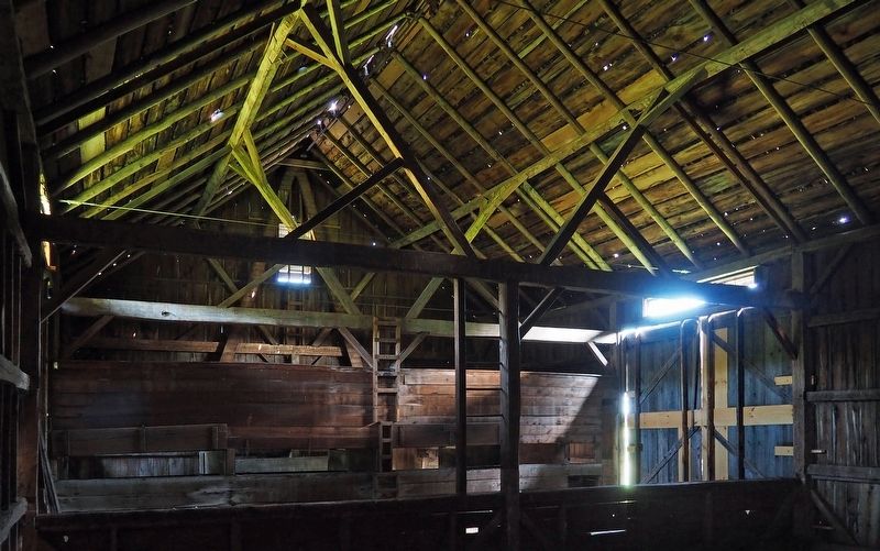 Interior of the Peter MacDougall Barn image. Click for full size.