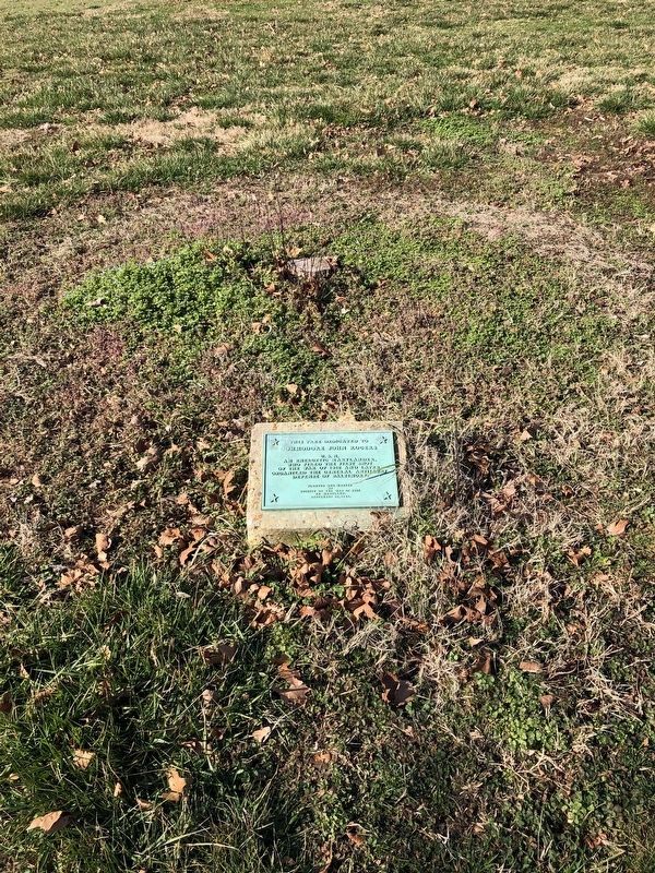 This Tree Dedicated to Commodore John Rogers Marker image. Click for full size.