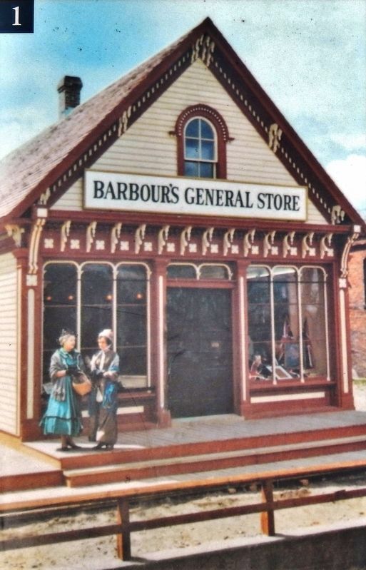 Marker detail: Barbour's General Store image. Click for full size.