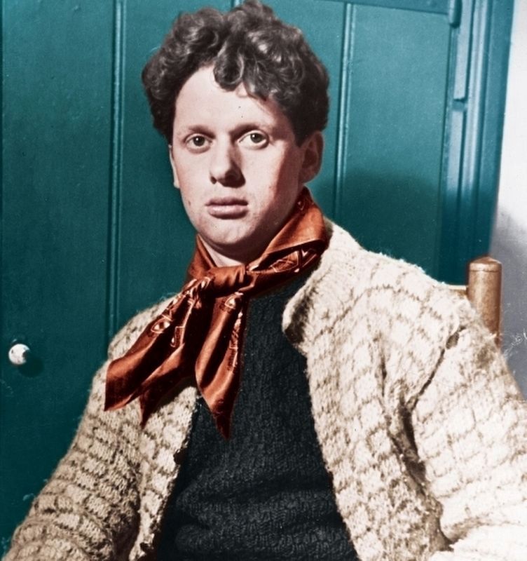 Dylan Thomas image. Click for full size.