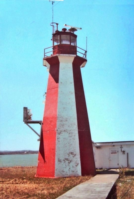 Marker detail: Partridge Island Lighthouse image. Click for full size.