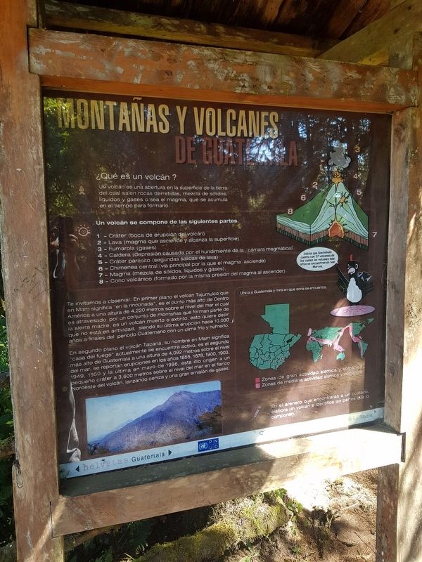 Mountains and Volcanoes of Guatemala Marker image. Click for full size.