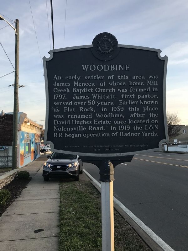 Woodbine Marker image. Click for full size.