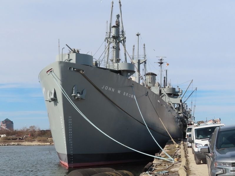 Liberty Ship S.S. John W. Brown image. Click for full size.