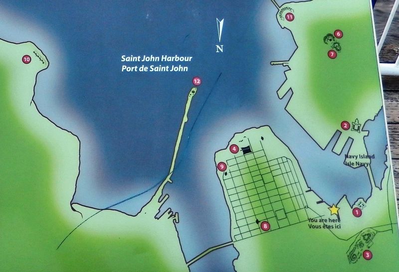 Marker detail: Fortification Sites / Sites fortifis image. Click for full size.