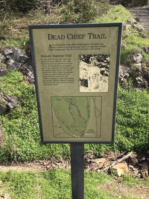 Dead Chief Trail Marker image. Click for full size.