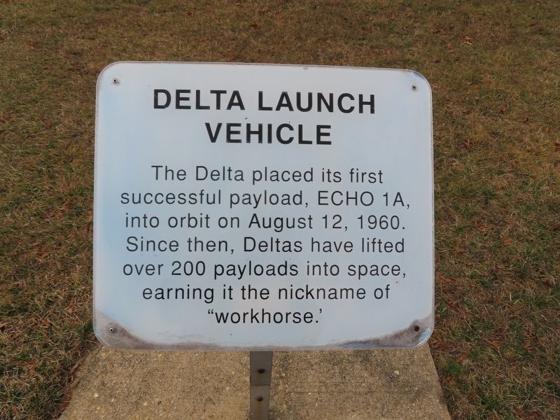 Delta Launch Vehicle Marker image. Click for full size.