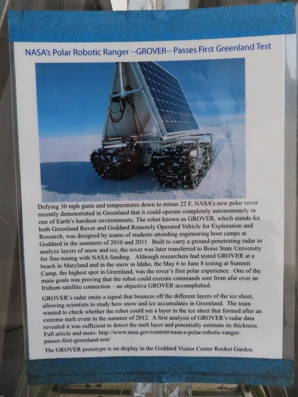 Polar Robotic Ranger Marker image. Click for full size.
