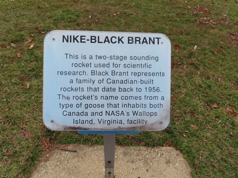 Nike-Black Brant Marker image. Click for full size.