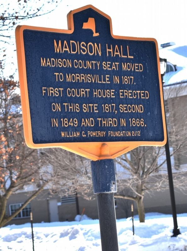 Madison Hall Marker image. Click for full size.