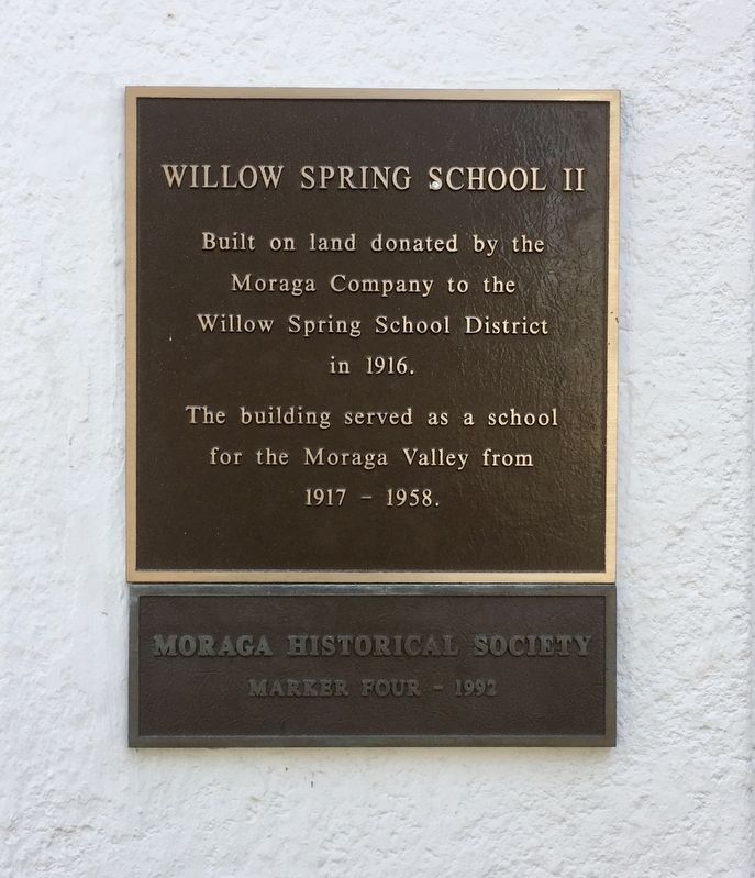 Willow Spring School II Marker image. Click for full size.