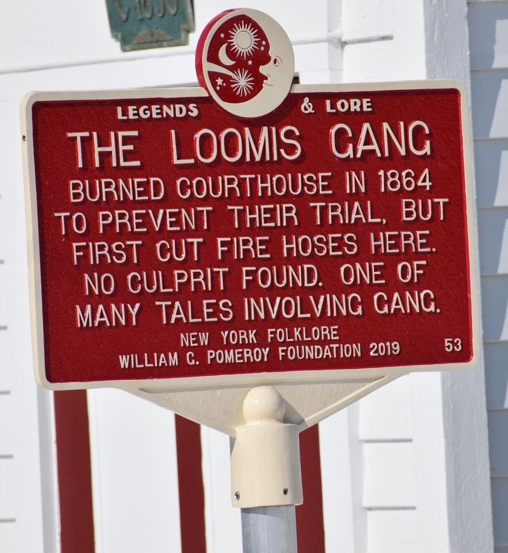 The Loomis Gang Marker image. Click for full size.