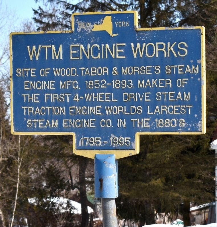 WTM Engine Works Marker image. Click for full size.